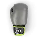 PVC Sparring Gloves (Green/Grey) - 14oz