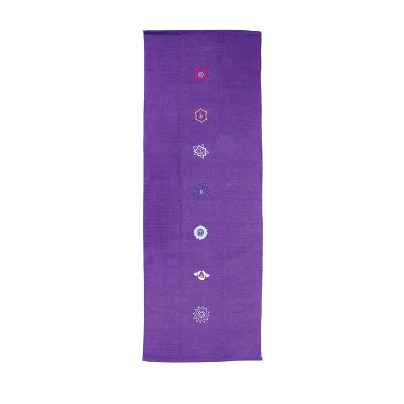 Cotton Yoga Rug - Chakra Pattern